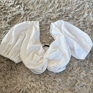 zara summer cropped top